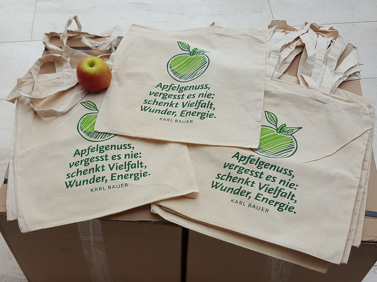 Tragetaschen bedruckt Werbung