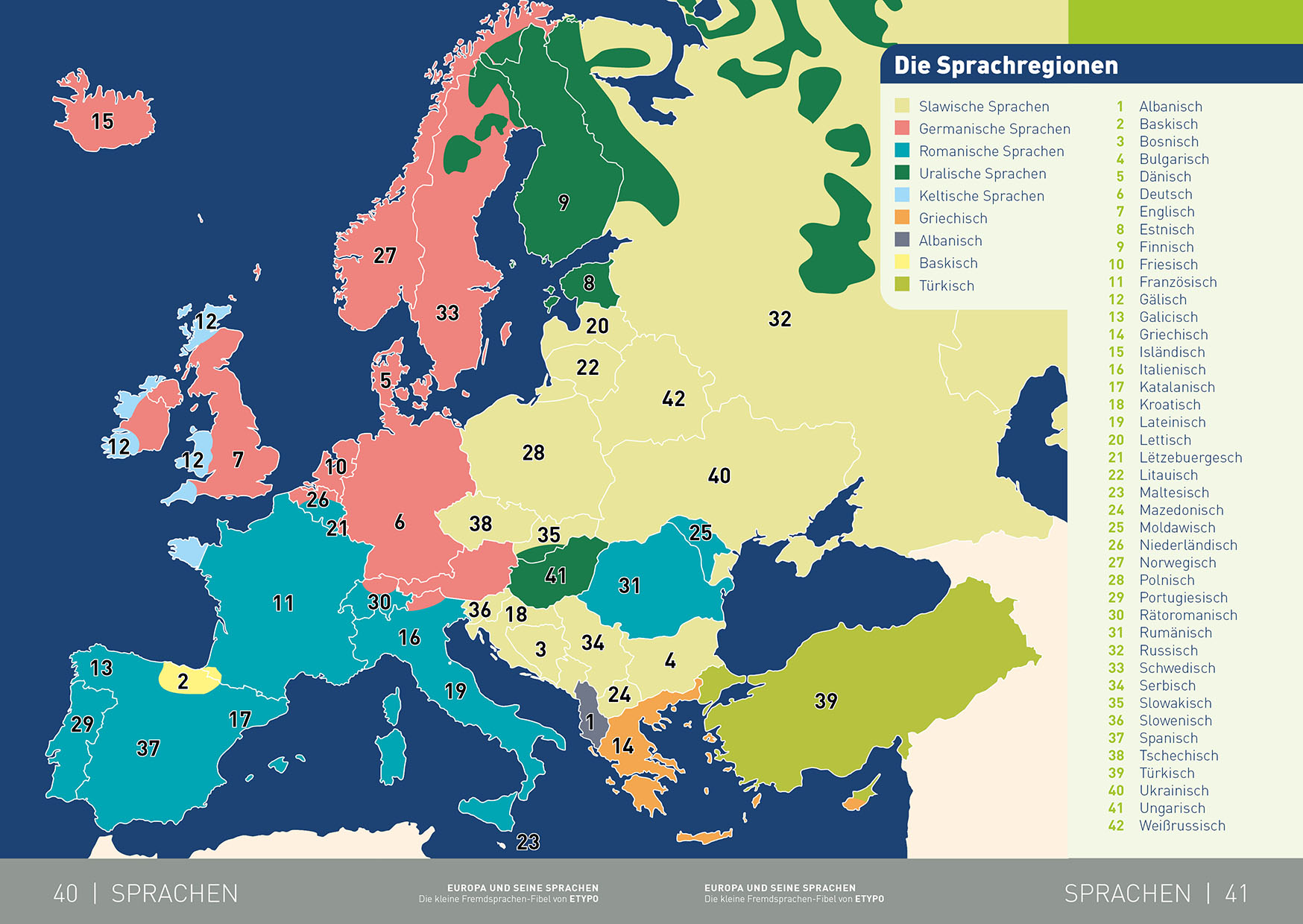 Sprachregionen Europas